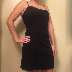 Cache Little Black Dress with Laced Back